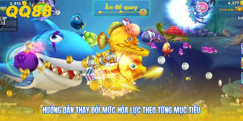 Hướng dẫn thay đổi mức hỏa lực theo từng mục tiêu